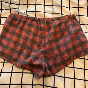 Plad pj shorts